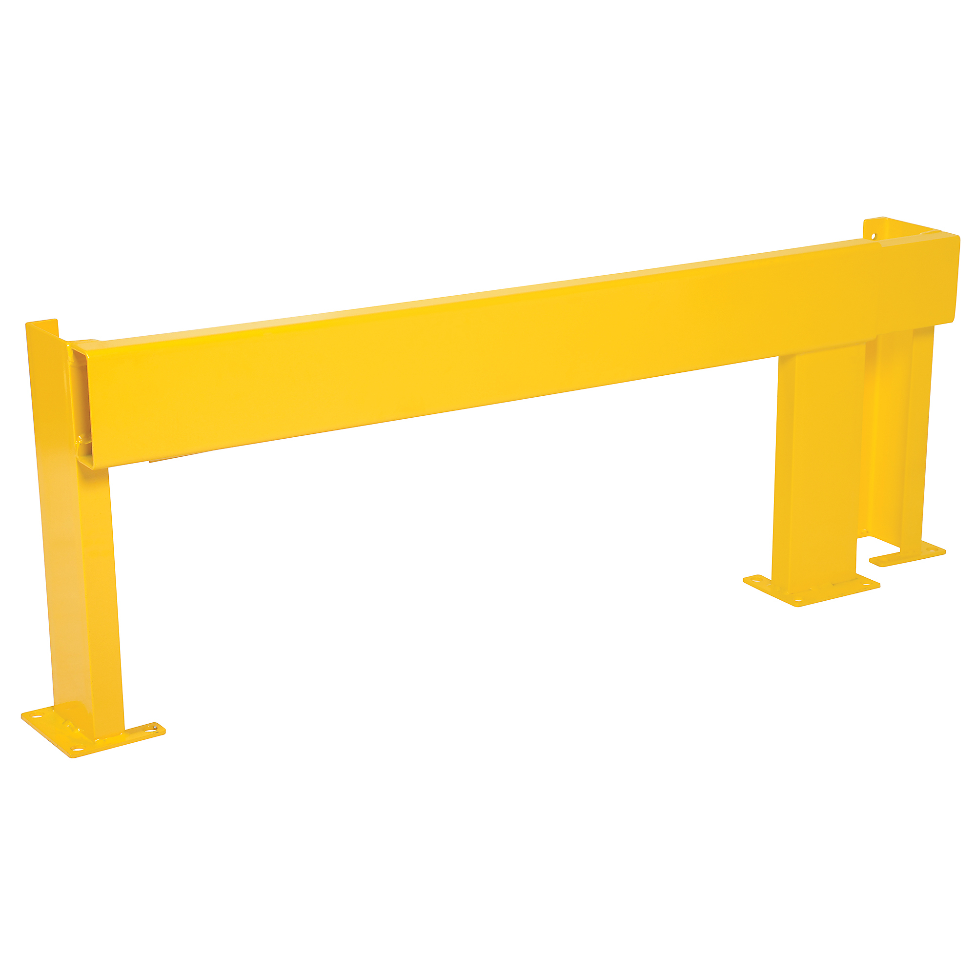 Vestil Steel Adjustable Width Rack Guard — 65-5/8in. x 10-9/16in. x 24-9/16in., Yellow, Model# ARMG-24